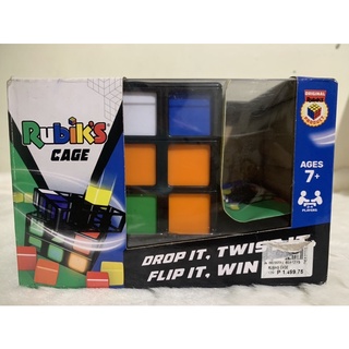 ORIGINAL RUBIKS CAGE 3-IN- A ROW STRATEGY GAME
