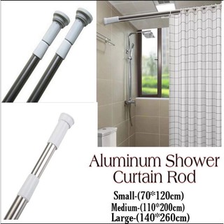 aluminum curtain Adjustable/Extendable Aluminum Shower Curtain Rod