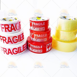 Fragile Stickers Tapes Warning Packing Shipping Label Packaging Tape Fragile White Tape