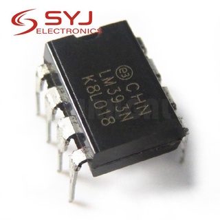 10pcs/lot LM393P DIP8 LM393 DIP LM393N 393 BA10393 DIP-8 new and original IC In Stock