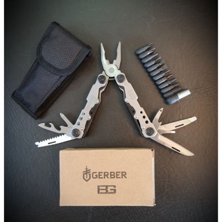 EDC Gear Multitool with Pouch and wrench Adapters GBR Gear Mountaineering Tool
