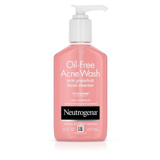 Neutrogena Oil-Free Acne Wash Pink Grapefruit Facial Cleanser 6fl.oz