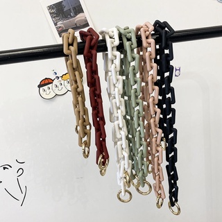 Women's Bag Replacement Strap Chain Accessories Color Acrylic Universal Single Shoulder Strap Fashion Frosted Chain