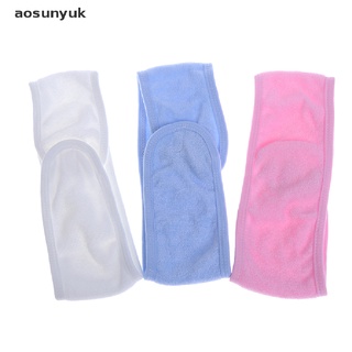 [aosunyuk] Lady Towel Hair Band Wrap Wide Headband Spa For Bath Shower Yoga Sport Make Up [aosunyuk]