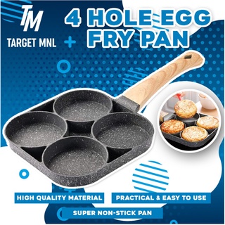 pan Four-Hole Frying pan Cooking Pot Non-Stick Pancake Maker Home Breakfast Egg Burger Pot for All S
