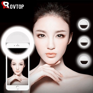 Universal Selfie Lamp Mobile Phone Lens Portable Flash Ring 36 LEDS Luminous Ring Clip Light For iP
