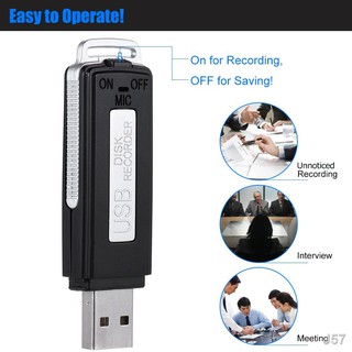 ✹▤8GB Portable USB Disk Audio Voice Recorder