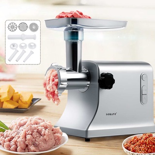 3200W Electric Meat Grinders Stainless Steel Powerful Electric Grinder Sausage Stuffer Meat Mincer H