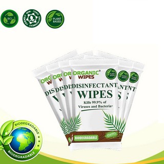 Organic Wipes Disinfectant Wipes Bundle of 6