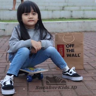 ₪◐✷Old Skool Classic Kids Vans Shoes Premium Laces