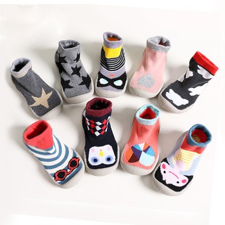 No BPA Rubber Sole Baby Toddler Shoes First Walkers Socks