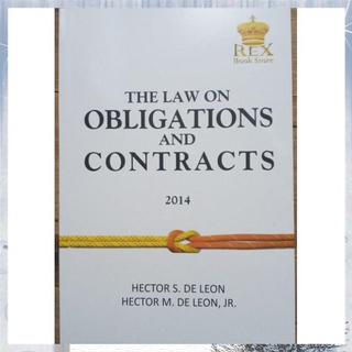 【Available】THE LAW ON OBLIGATIONS AND CONTRACTS