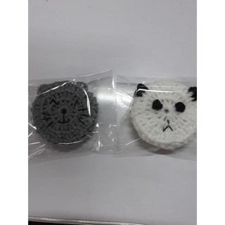 ✕◄✟Quality Animal Characters Crochet Round Cover Foamies Earmuffs Plantronics/Jabra Headset / Headph