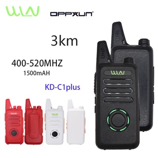 WLN KD-C1 Plus Walkie Talkie 400-470 MHz with 16 Channels Two Way Ham Communicator HF Cb Radio FM
