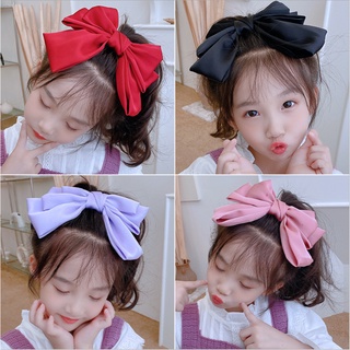 Cute Children's Bow Hair Clip Hair Ribbon For Girls Princess Hair Clip Hair Accessories For Girls