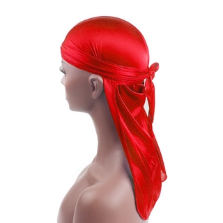 ✡BET✡New Silk Tail Scarf Cap Unisex Satin Durags Bandanna Turban Wigs Hat Headwear