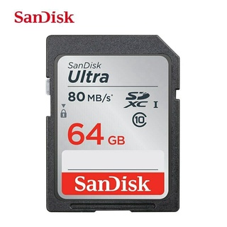 【Fast Delivery】sandisk memory cardSanDisk Ultra SD Card SDHC Class 10 64GB USB memory card 80MB/s SD (1)