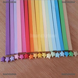 Huarickshine Golden Pearl Star Folding origami paper lucky wish Star craft paper Ribbon
