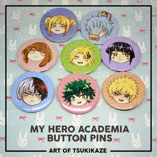 My Hero Academia button pins (batch 1)