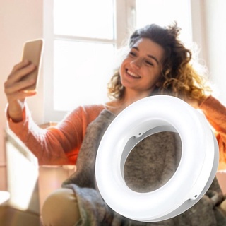 LED Selfie Ring Light Fill Light Mobile USB Charge Phone Flashes Lens Luminous Lamps Clip Rings Ligh