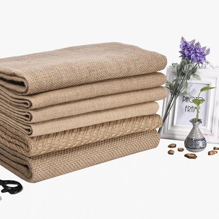 [1*1.5 meter]Jute hessian cloth photography cloth background cloth sack cloth DIY handmade tea mat wall cloth tab (4)