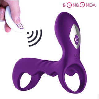 Penis Delay Ejaculation Cock Vibrator Ring 10 Speeds G Spot Clitoral Stimulator Vibrators Adult Sex
