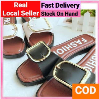 BS❤ Flat Slippers for Women Korean Slippers for Women Korean Fashion Sandals for Women flat sandal