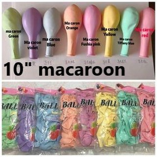 [CHEAPEST ON HAND] (Price is per 25 pcs) 6" & 12" Pearly Lustre OR 10" MACAROON PASTEL balloon (3)
