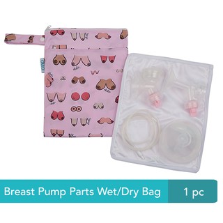 Dula Breast Pump Breastfeeding Parts Wet or Dry Bag with Staging Mat Reusable