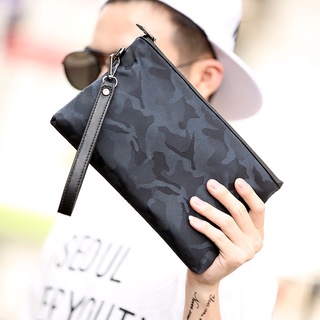 Camouflage waterproof clutch Korean fashion Men's new clutch casual street mobile phone bag trendy men's bag