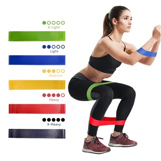 5pcsYoga Resistance Bands Rubber Indoor Outdoor Fitness Equipment Pilates Sport Training Workout El