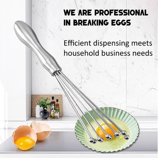 Mini Stainless Eggs Whisk Eggs Beater Ball Mixer Hand Mixer Cooking 10/12 inch Whisk Mixer Egg (6)