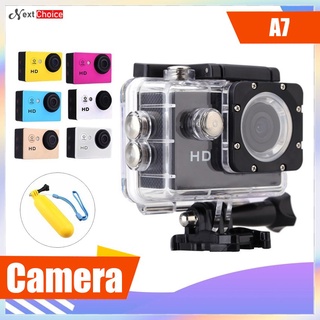 Action Cameras A7 Sports Action Cam w/ FREE Action Camera Floater