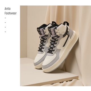 Anta Men's Shoes High-Top Board Shoe Official Website Flagship2021Autumn New Sports Shoes Trendy Fas (8)