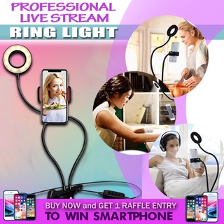 Original Professional Live Stream Selfie Ring Light with Phone Camera Holder stand for Live Stream