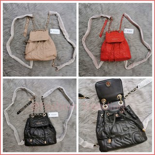 【sale】 Guess Mini Backpack Drawstring School Bag Chain Bag