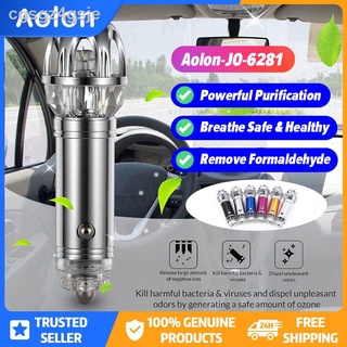 Aolon Car Air Purifier JO-6281 Ionizer Air Cleaner Ionic Air Freshener And Odor Eliminator Remove Sm