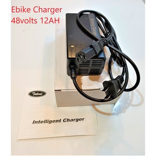 Ebike charger, 48volts 12ah, talent brand, intelligent charger, compact design, high quality