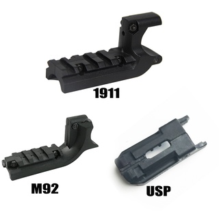 1911/ M1911/M92 45/9mm USP 20mm Under Rail Adapter Laser Mount Accessories