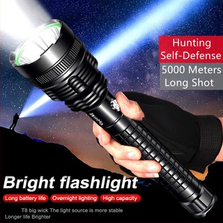 Tactical flashlight Super bright LED flashlight rechargeable waterproof camping Zoomable multi-mode
