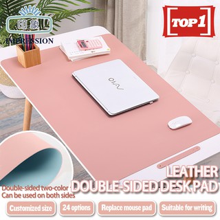 [we have two colours at one pad!!!] [Customizable][pls remark the colour ID!!!]Nordic simple style multi-size double-sided mouse pad table mat placemat table cloth multi-color optional