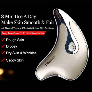 Japanese Microcurrent Face Slimming Derma Scraping plate V-face Thin Face Massage Artifact Lifting Compact Micro-current Beauty Instrument