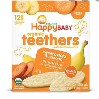 Happy Baby Organic Teethers Sweet Potato and Banana Gluten Free 1.7oz