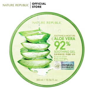 Men's Care▨✽☽NATURE REPUBLIC SOOTHING & MOISTURE ALOE VERA 92% SOOTHING GEL