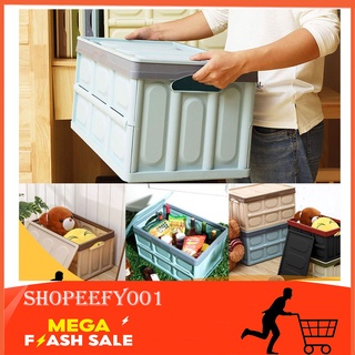 Collapsible Storage Bins and Storage Box Organizer with Lid, Collapsible Organizer for Home, Outdoor