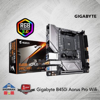 Gigabyte B450 i Aorus Pro Wifi ITX B450i Motherboard
