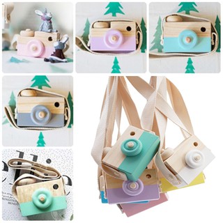 【Ready Stock】♨▦Mini Cute Wood Camera Toys Birthday Christmas Holiday Gifts