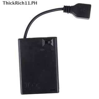 【ThickRich】 3*AA battery box with usb port for building block led light kit with switch PH