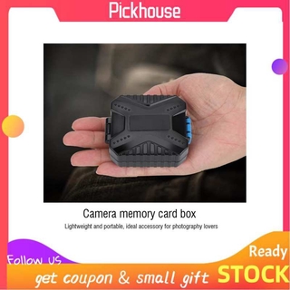 Pickhouse PULUZ Camera Waterproof Memory Card Case Storage Box Micro-SD CF TF