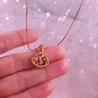 【YH】10k rose gold plated fashion pendant necklace (4)